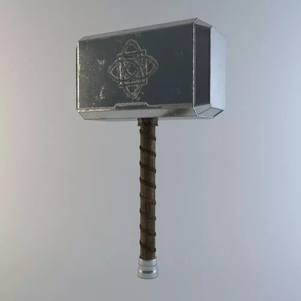  Ancient Hammer Free 3D model_0