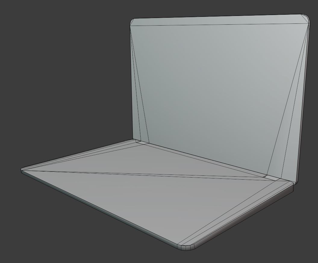 Lowpoly Notebook Blender-29 Version Low-poly 3D model_5