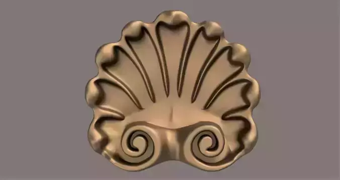 Clam Shell Ornament