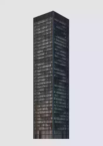mid poly skyscraper 3d model Free 3D model