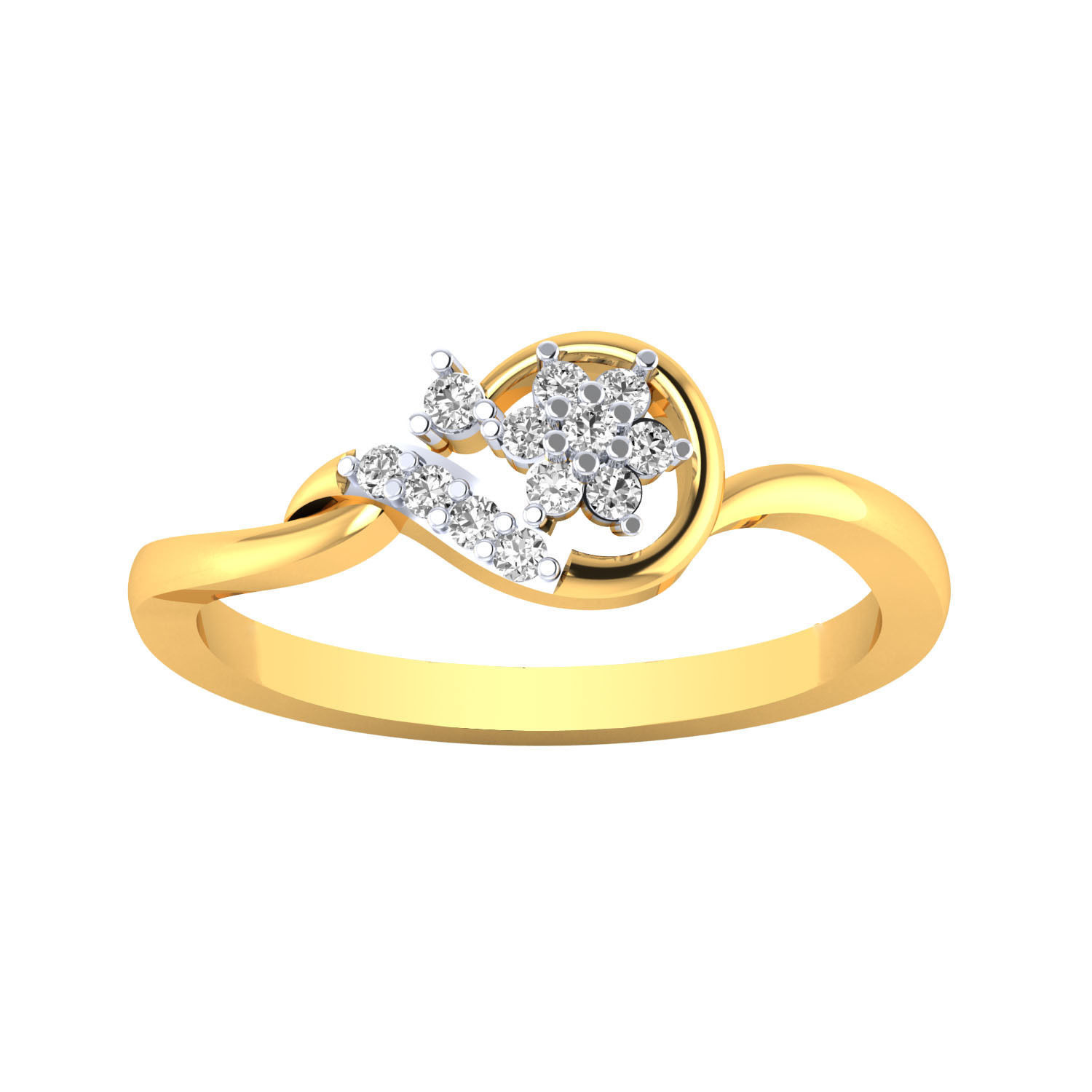 Women ring 3dm render 3D print model 3D print model_6