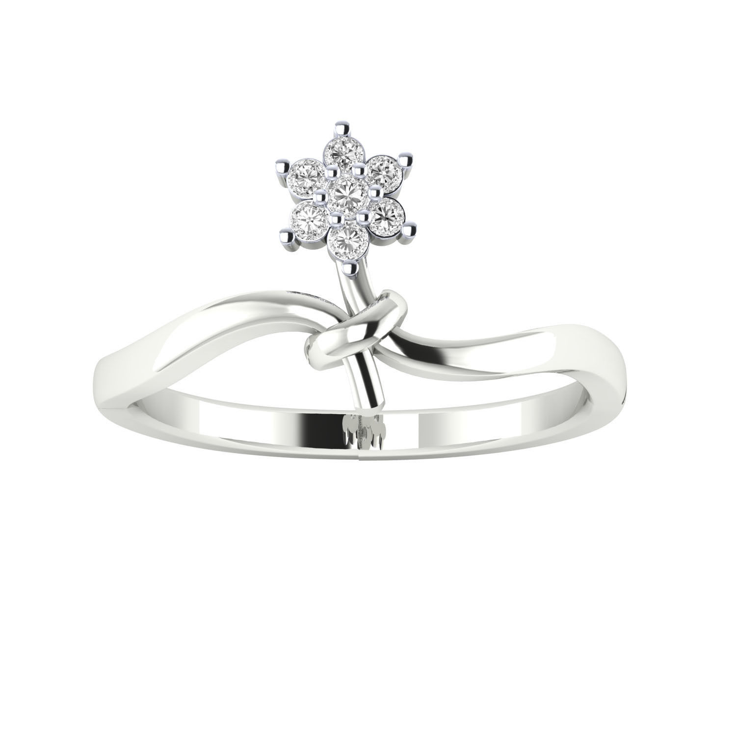 Women ring 3dm render 3D print model 3D print model_6