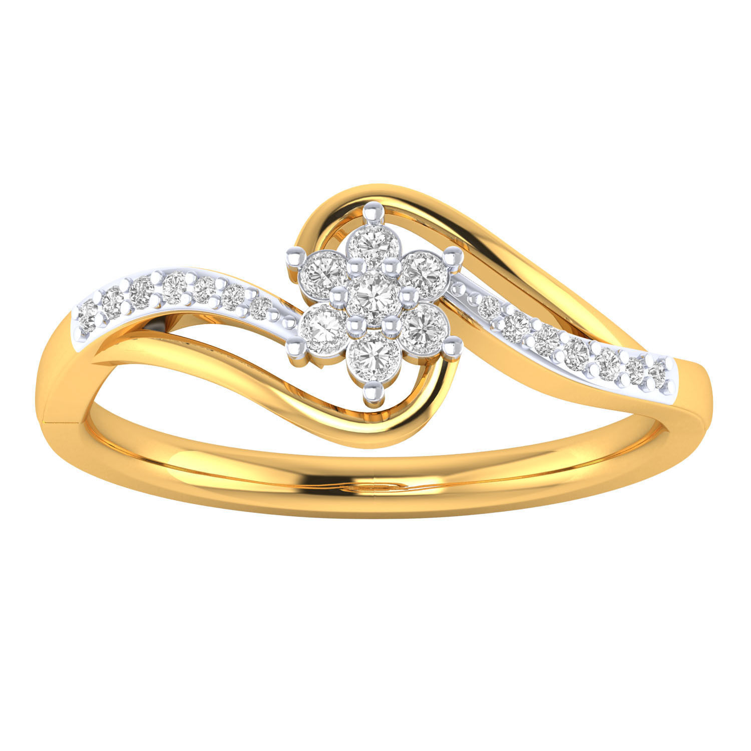 Women ring 3dm render 3D print model 3D print model_5