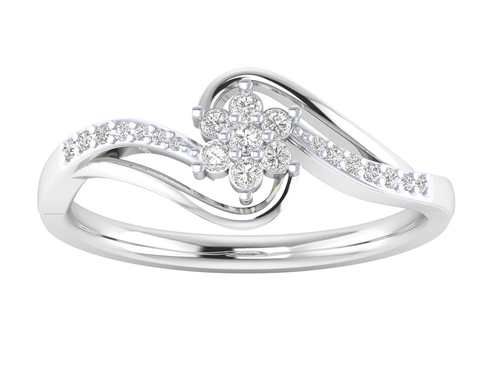 Women ring 3dm render 3D print model 3D print model_9