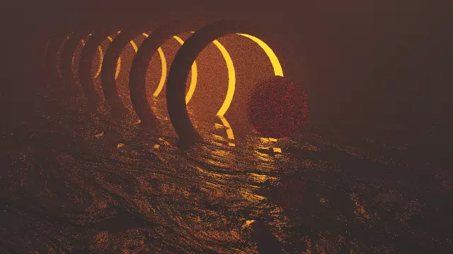 Fantasy Emission Enviornment Free 3D model