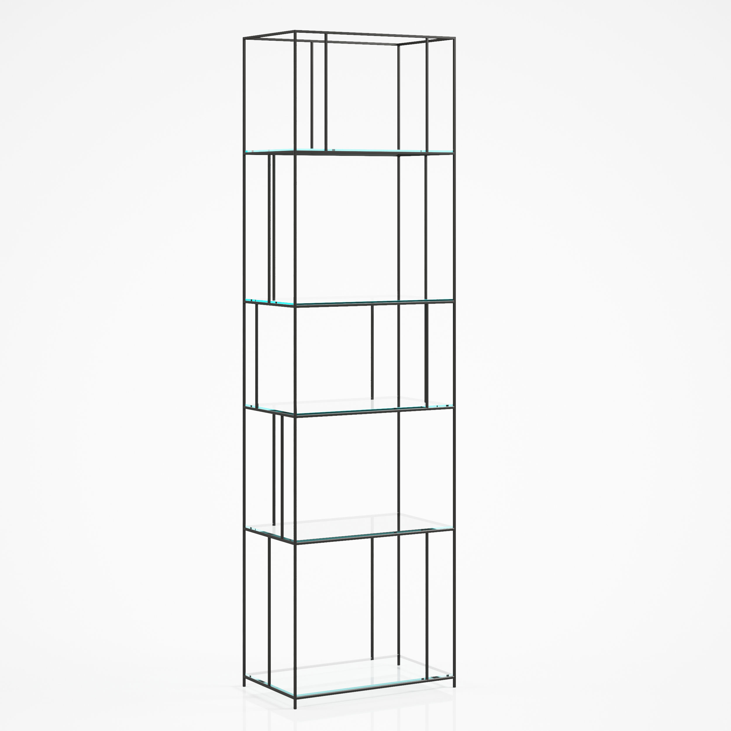 La redoute AM PM Bookcase and tables 3D model_1