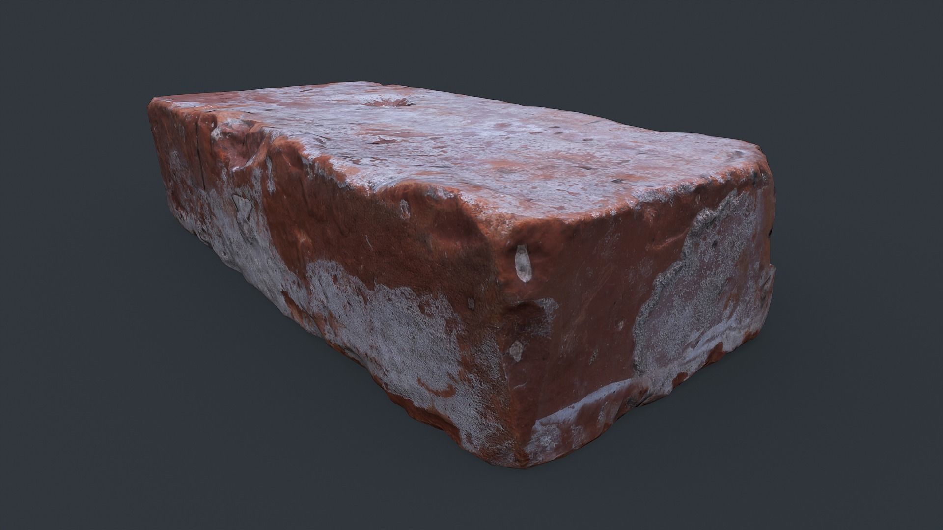 Brick 1 PBR Game Ready two bricks Low-poly 3D model_8