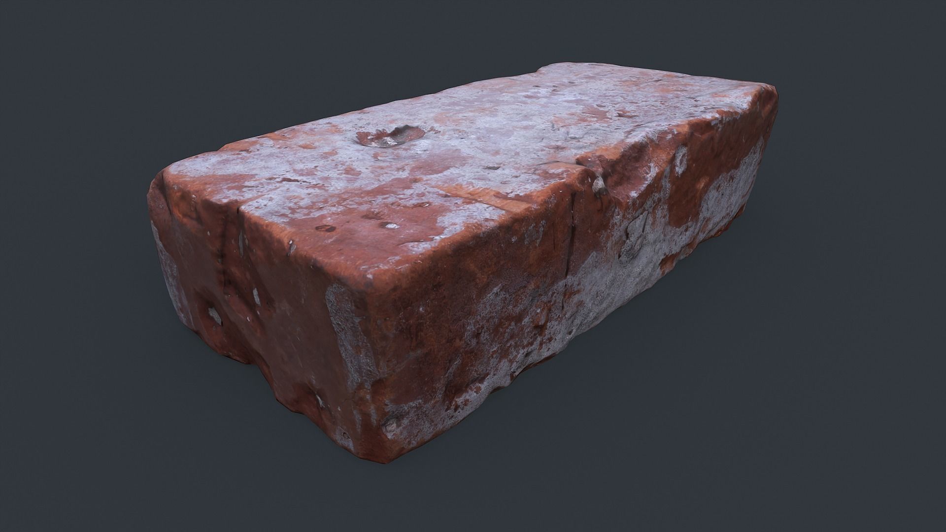 Brick 1 PBR Game Ready two bricks Low-poly 3D model_7