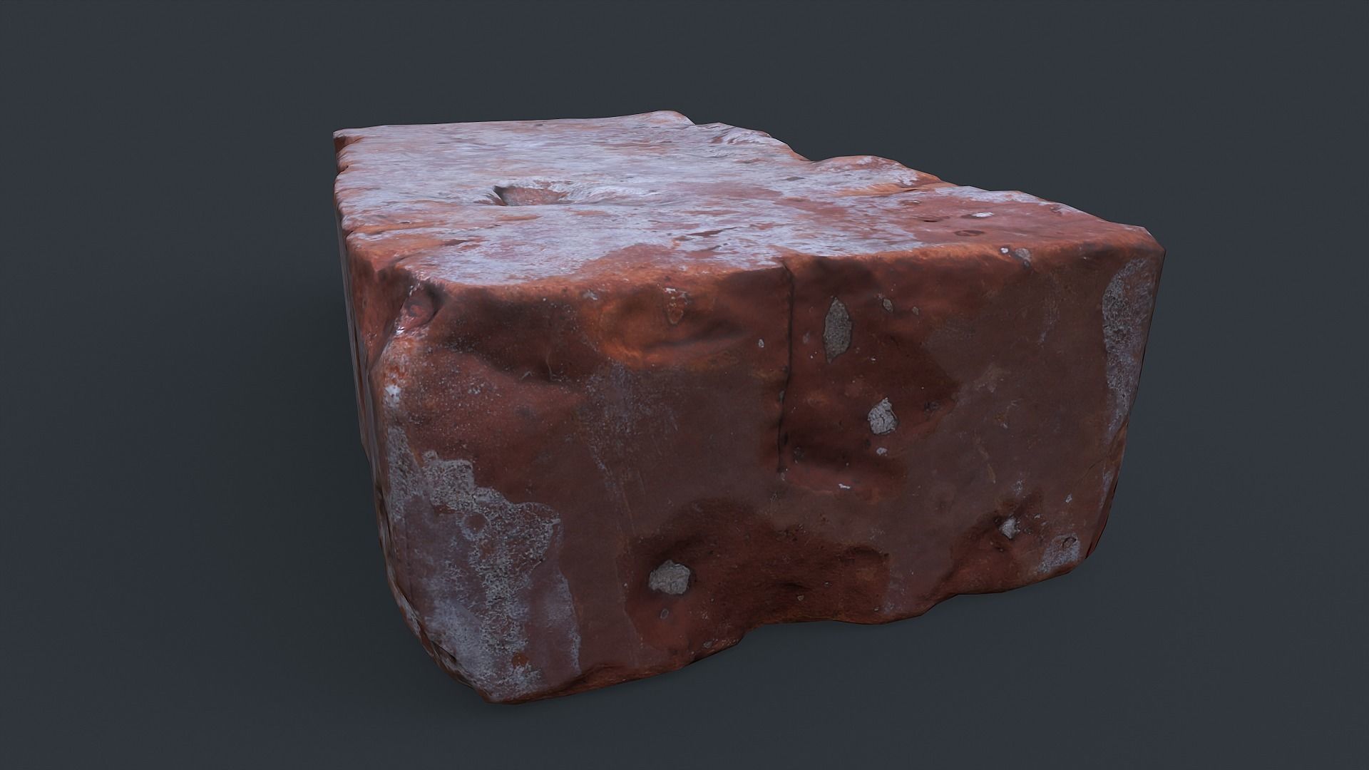 Brick 1 PBR Game Ready two bricks Low-poly 3D model_11