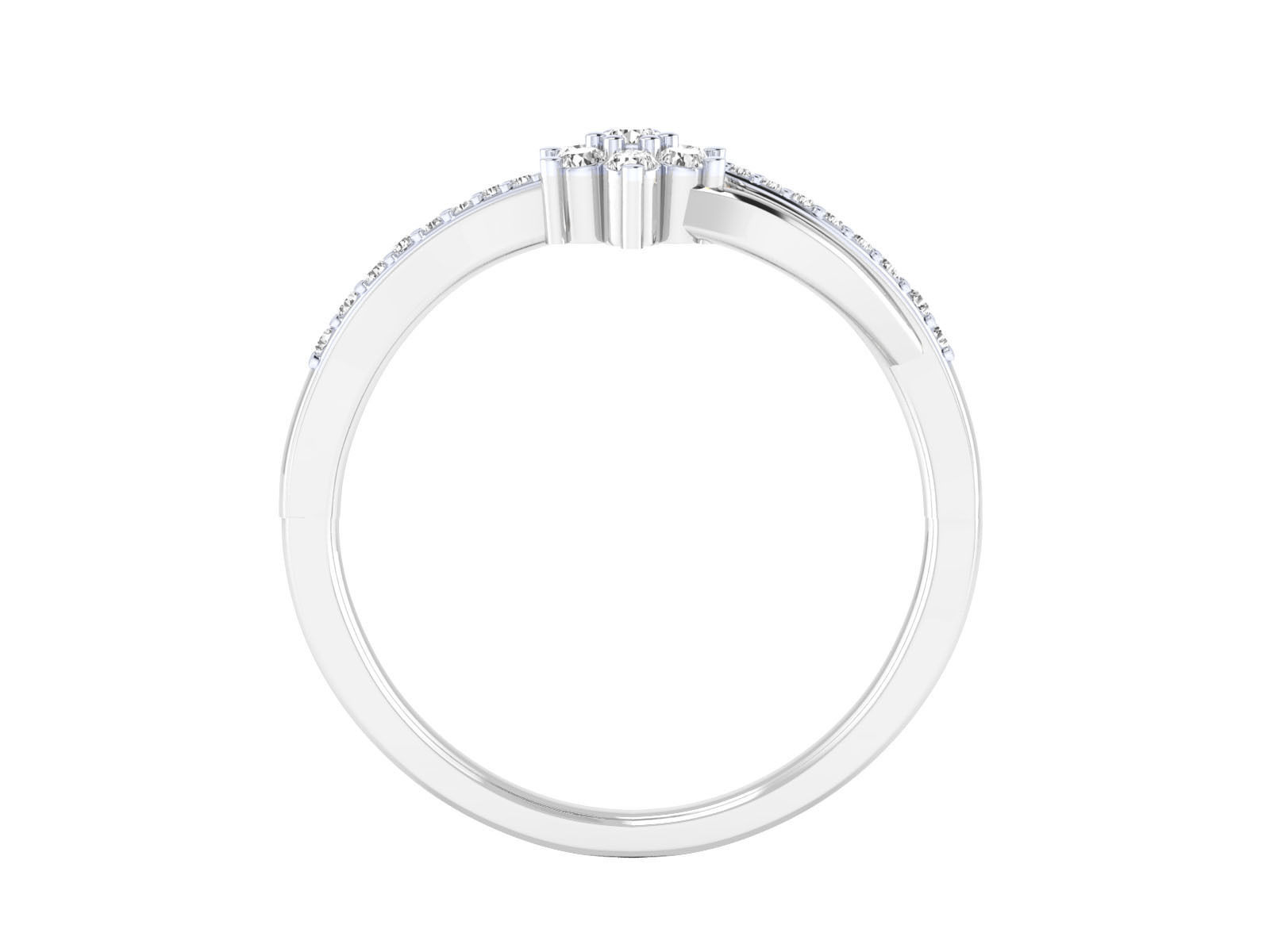 Women ring 3dm render 3D print model 3D print model_9