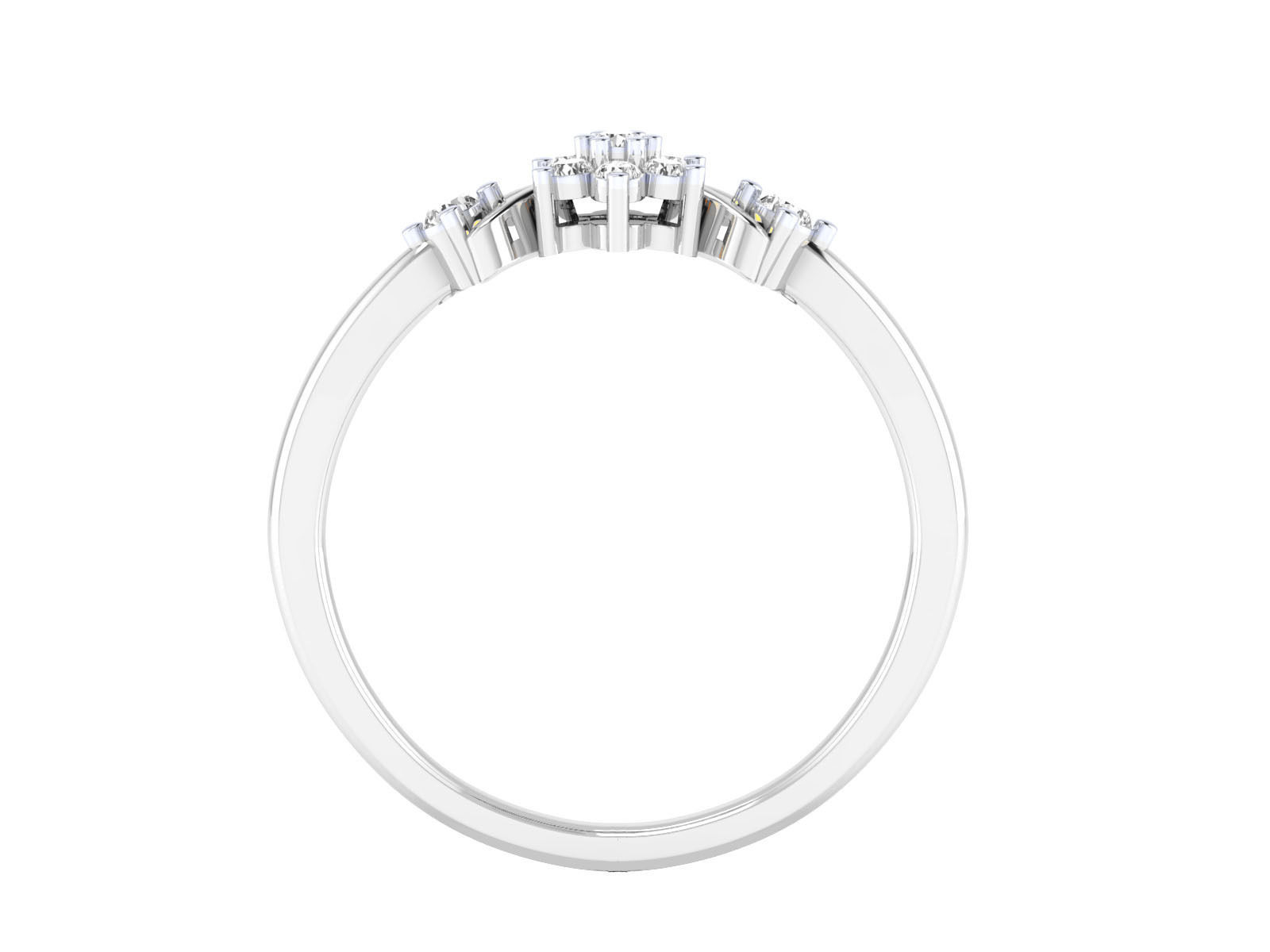 Women ring 3dm render 3D print model 3D print model_5