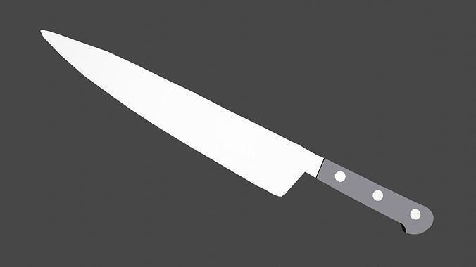 Knife Free low-poly 3D model