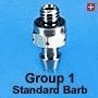 Group 1 fittings are simple barbed fittings that push in from... Free 3D model