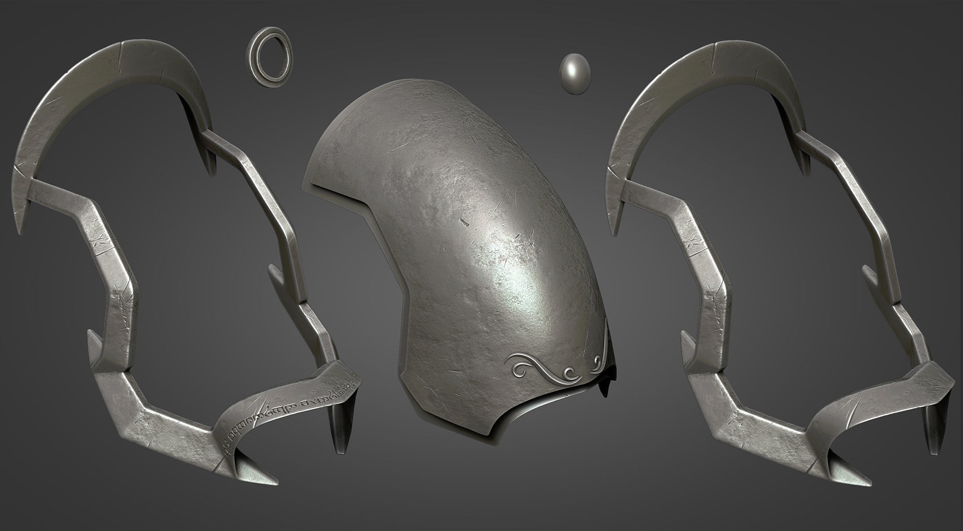 Sylvanas Windrunner - Shoulder Armor  3D print model_6