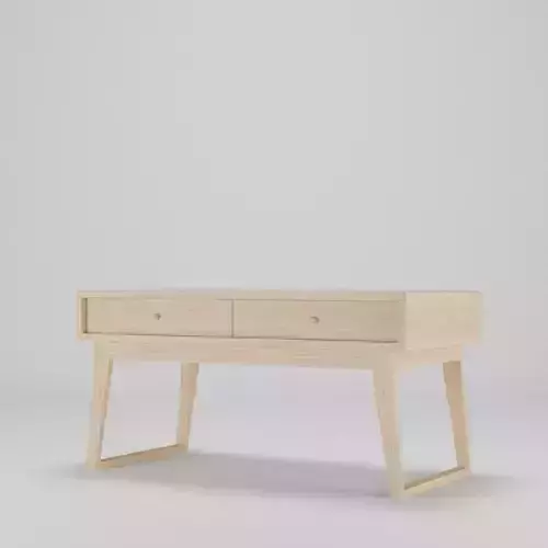 Wood Table with drawers