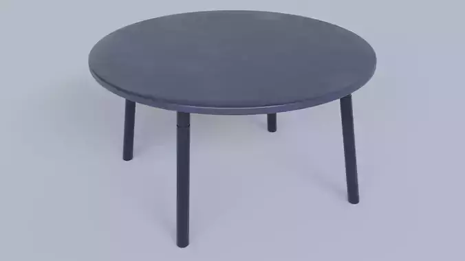 Table round with legs