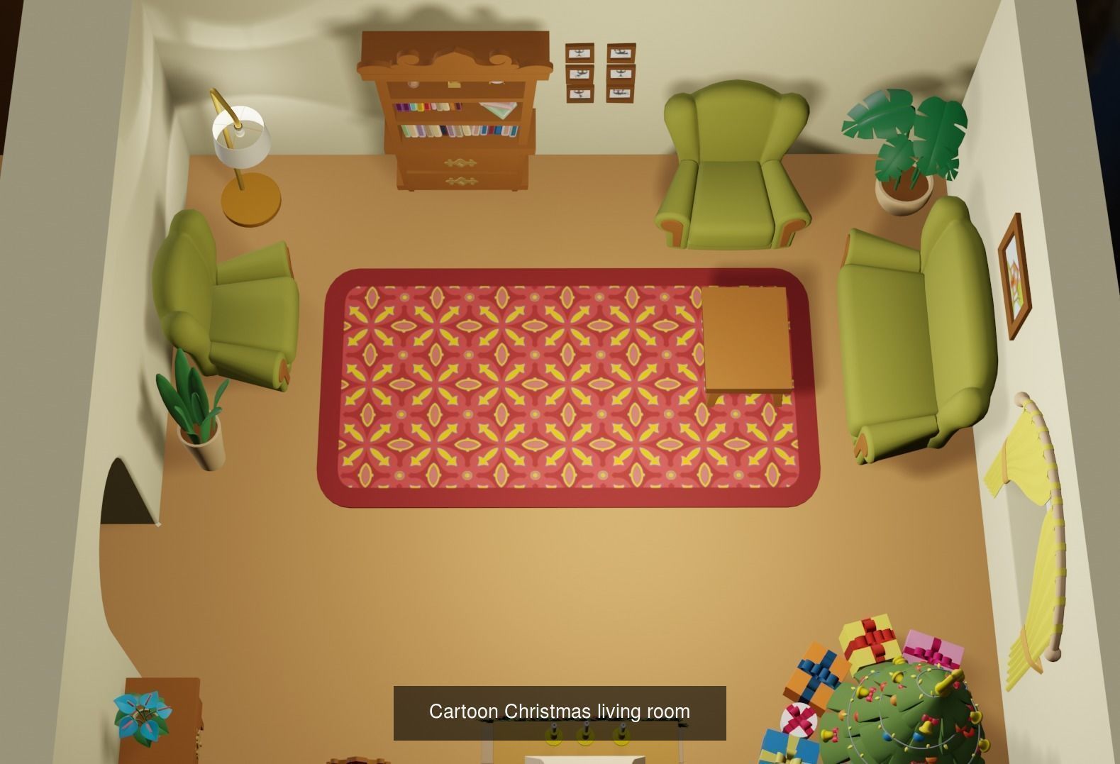 Carton furniture MEGA pack 3D Model Collection_2