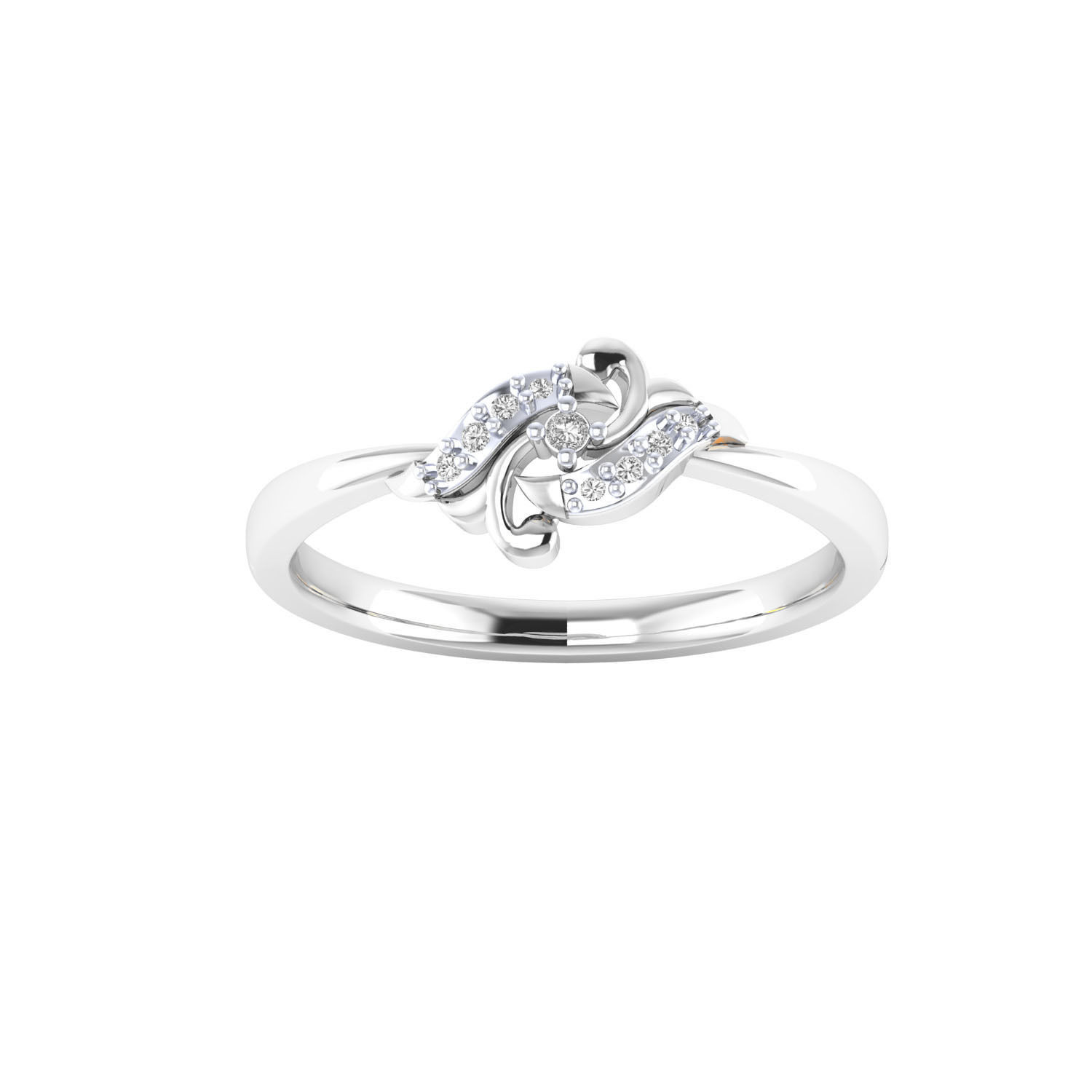 Women ring 3dm render 3D print model 3D print model_11