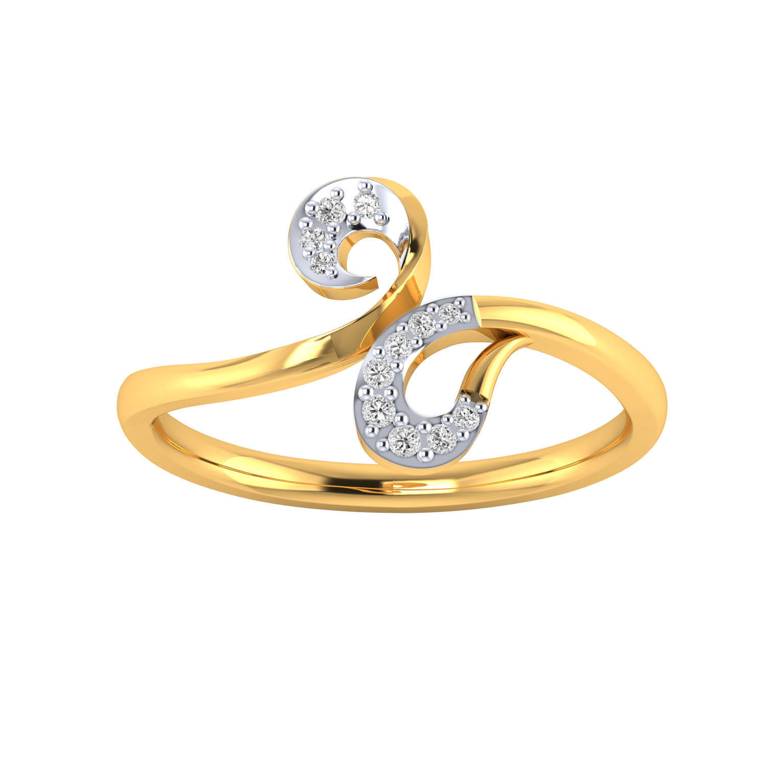 Women ring 3dm render 3D print model 3D print model_5