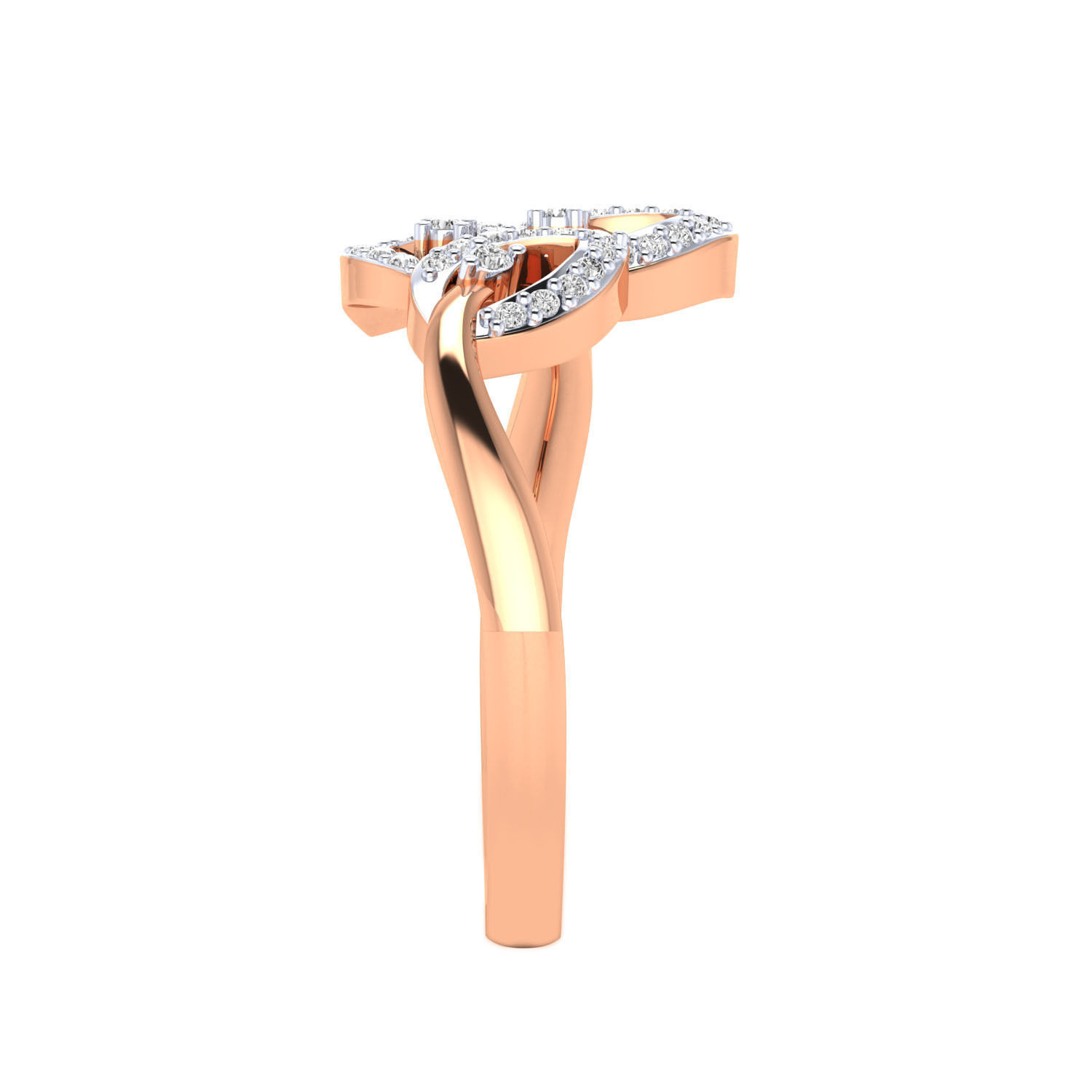 Women ring 3dm render 3D print model 3D print model_4