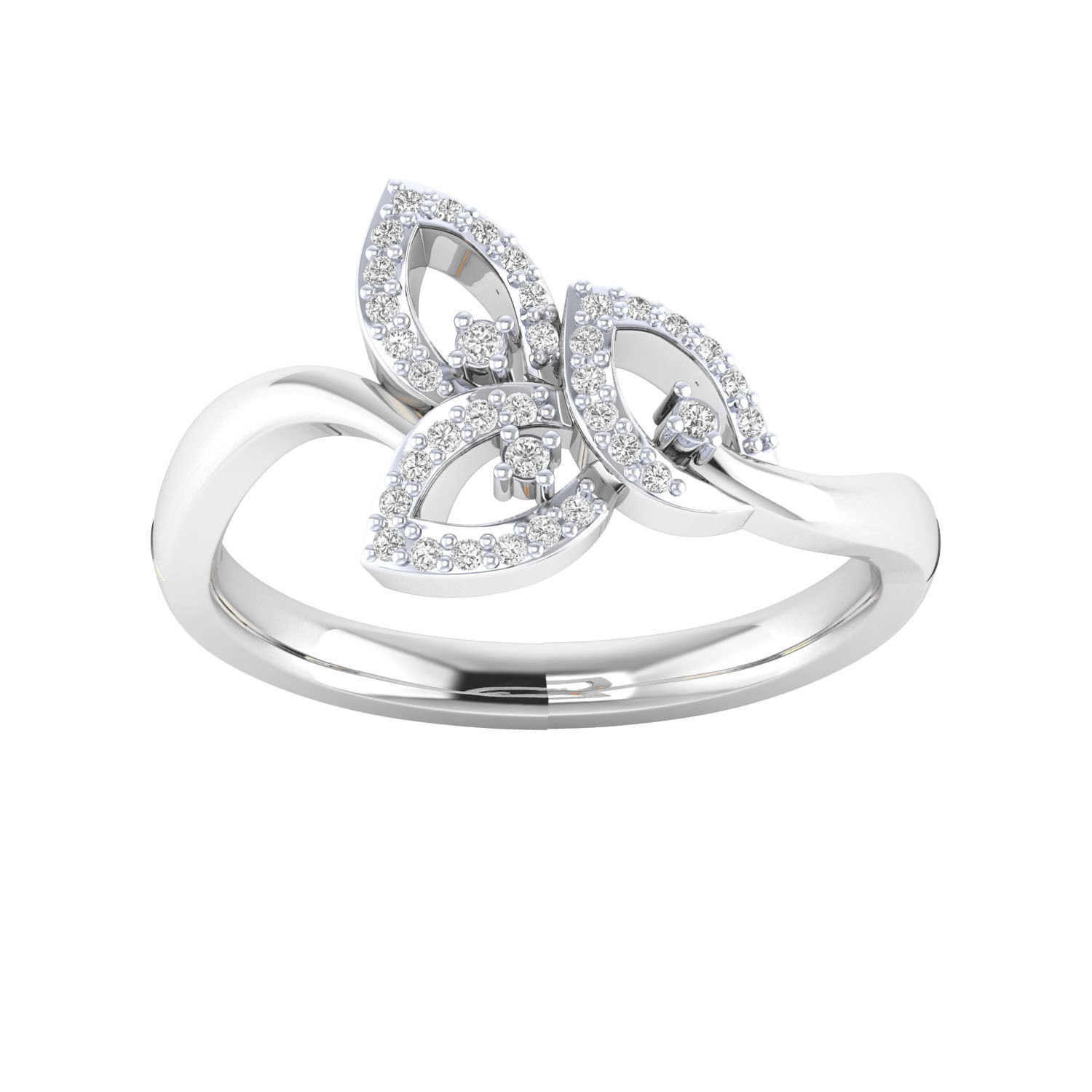 Women ring 3dm render 3D print model 3D print model_10