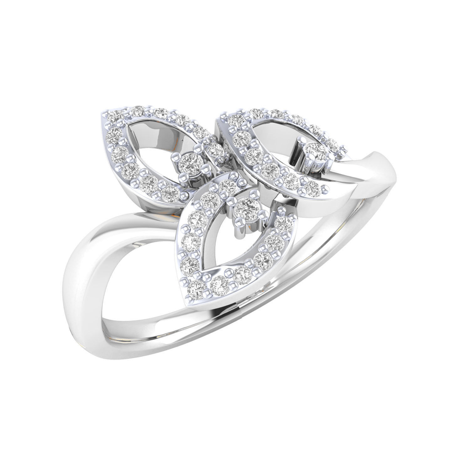 Women ring 3dm render 3D print model 3D print model_8