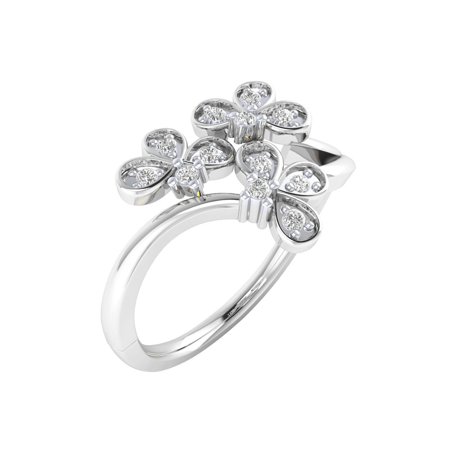 Women ring 3dm render 3D print model 3D print model_8