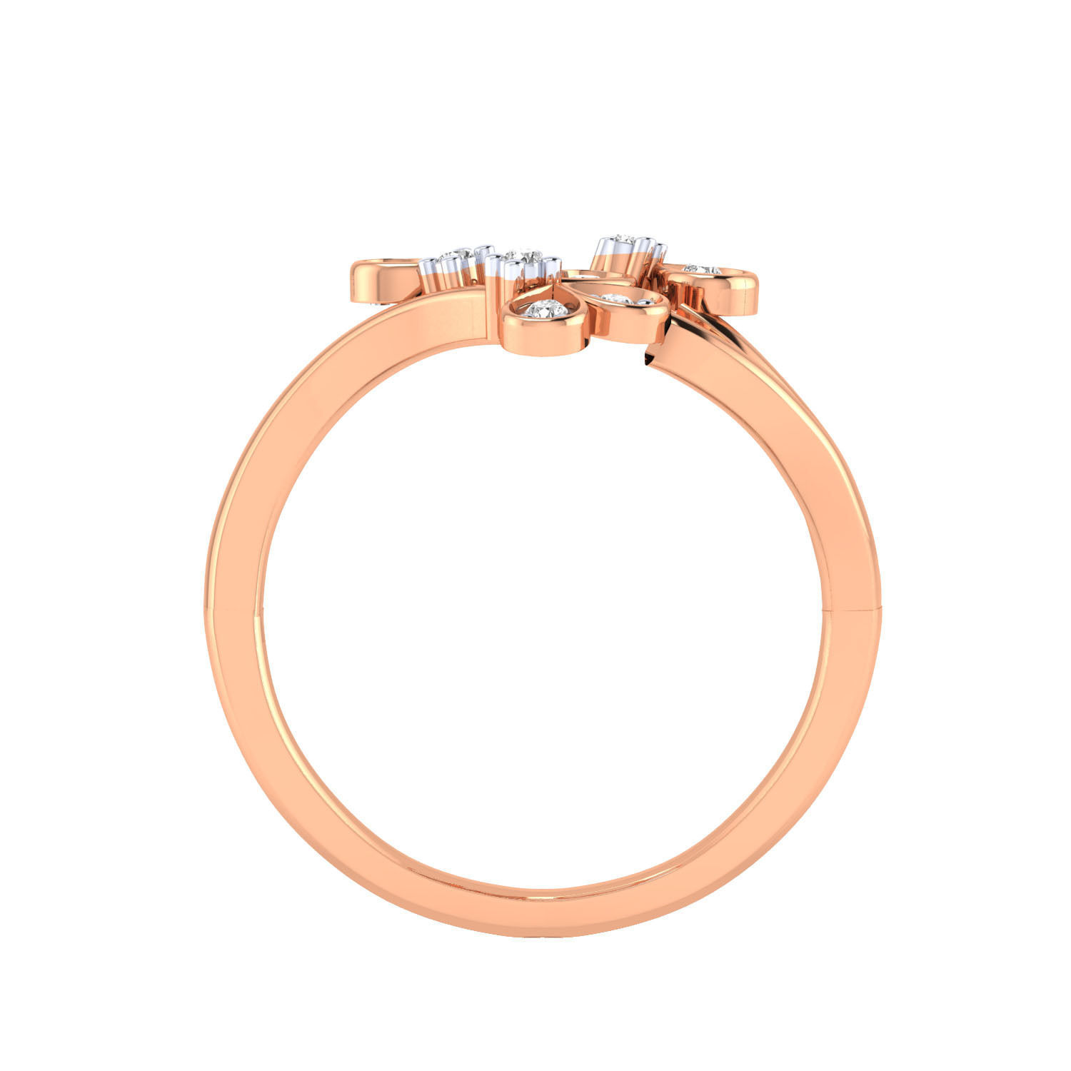 Women ring 3dm render 3D print model 3D print model_6