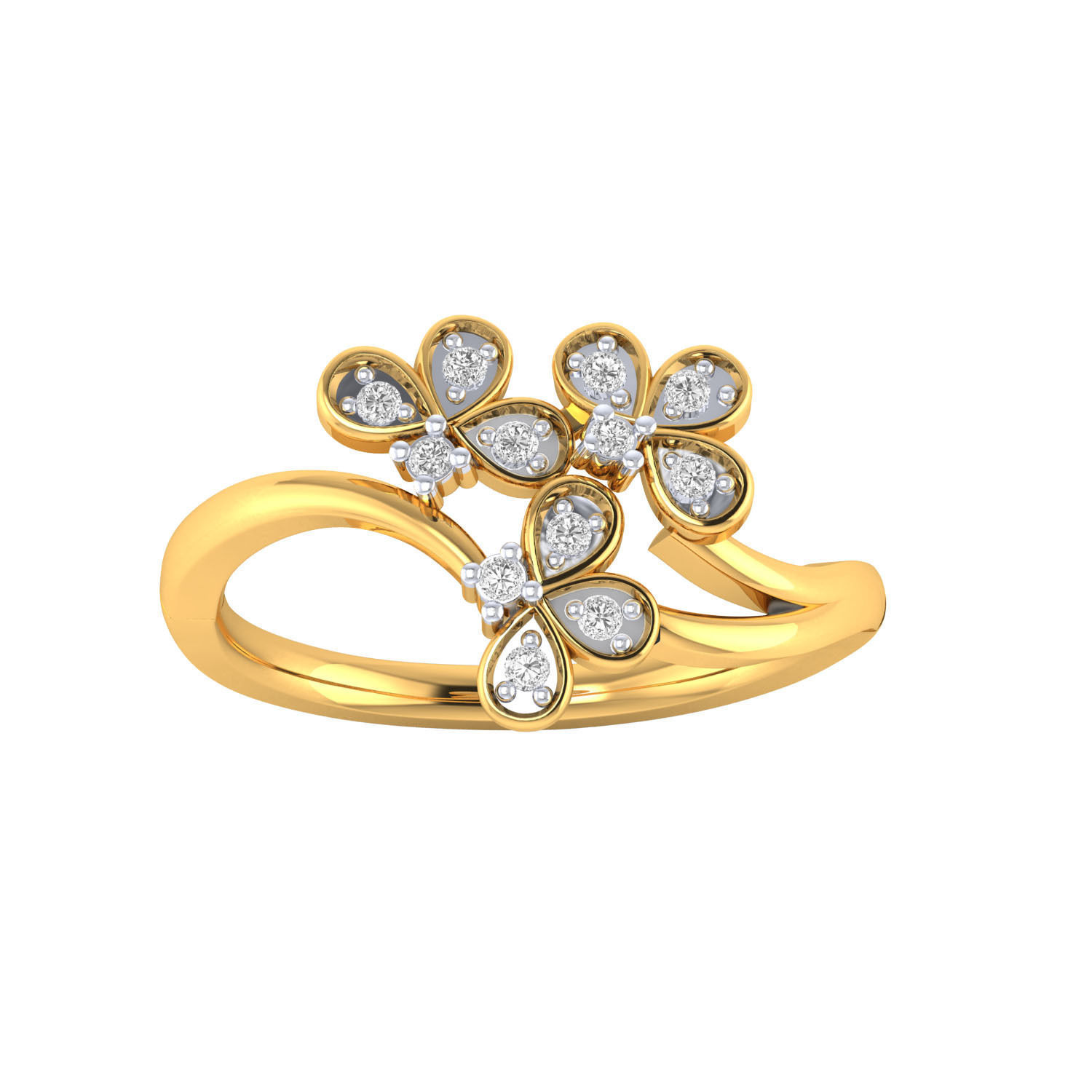 Women ring 3dm render 3D print model 3D print model_5