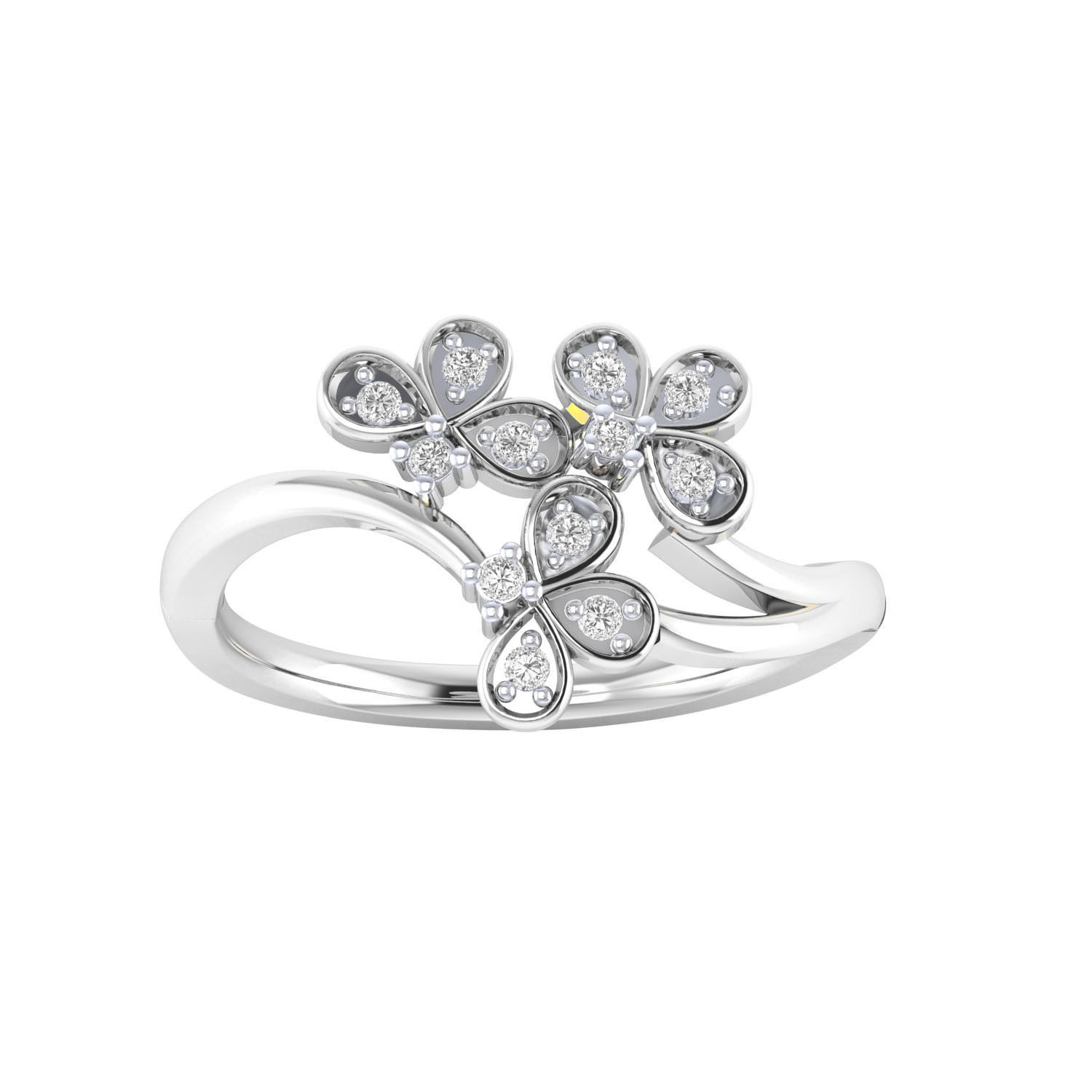 Women ring 3dm render 3D print model 3D print model_10