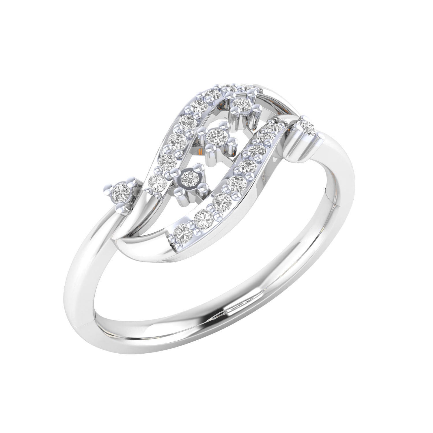 Women ring 3dm render 3D print model 3D print model_8