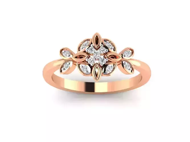 Women ring 3dm render detail 3D print model