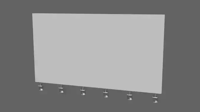 Projector Screen Free 3D model