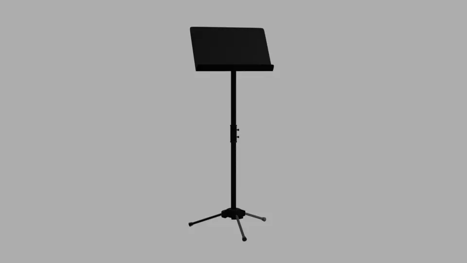Music Stand Low-poly 3D model