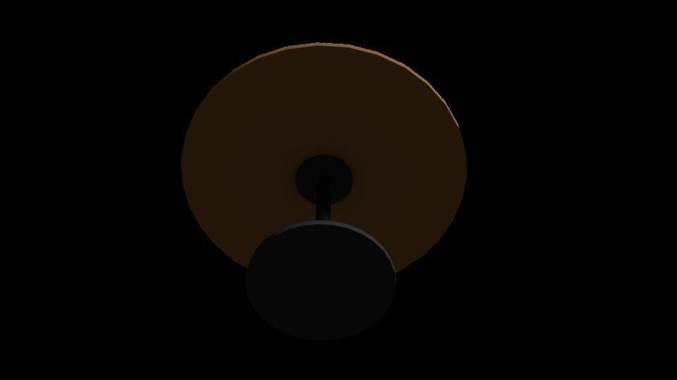 Table round Free low-poly 3D model_2