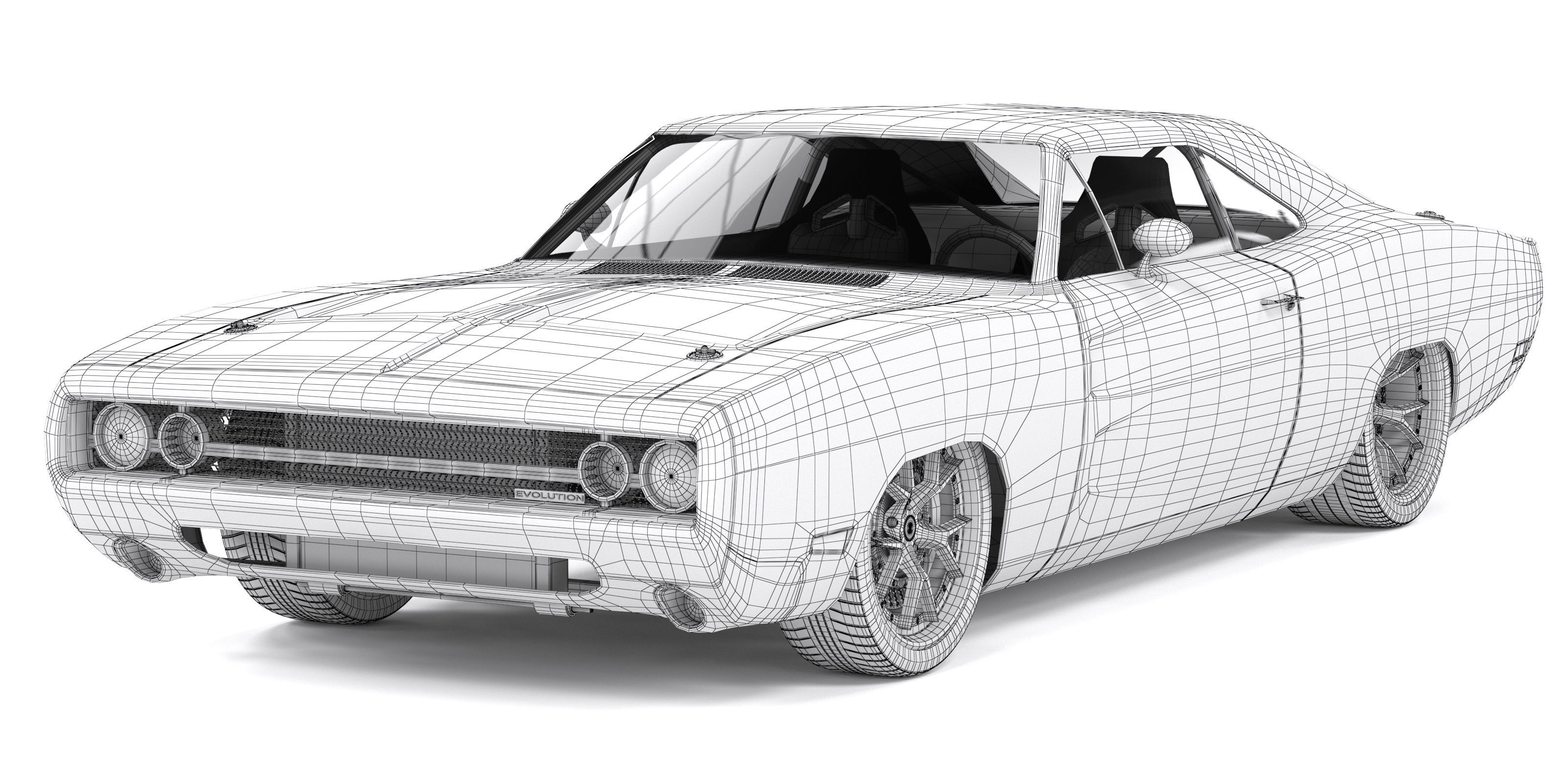 Dodge Charger  3D model_8