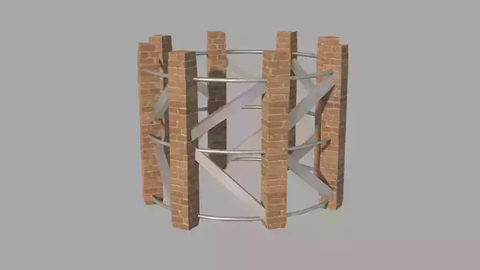 Scaffold wooden ring