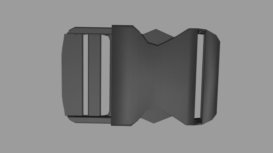 Plastic Clip Free 3D model_3