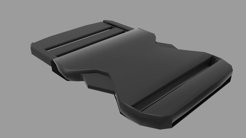 Plastic Clip Free 3D model_1