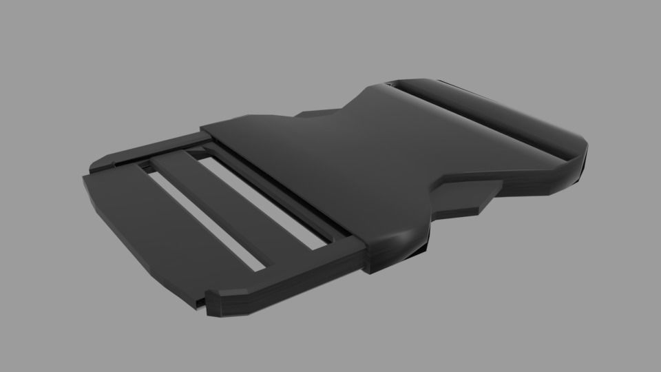 Plastic Clip Free 3D model_2