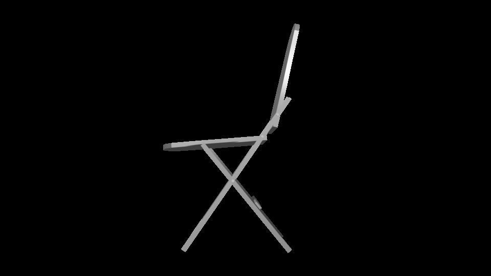 Foldable Chair 3D model_1
