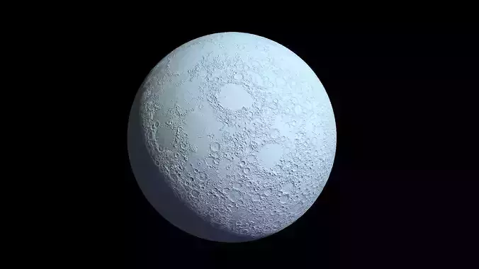Alien Moon 3D model