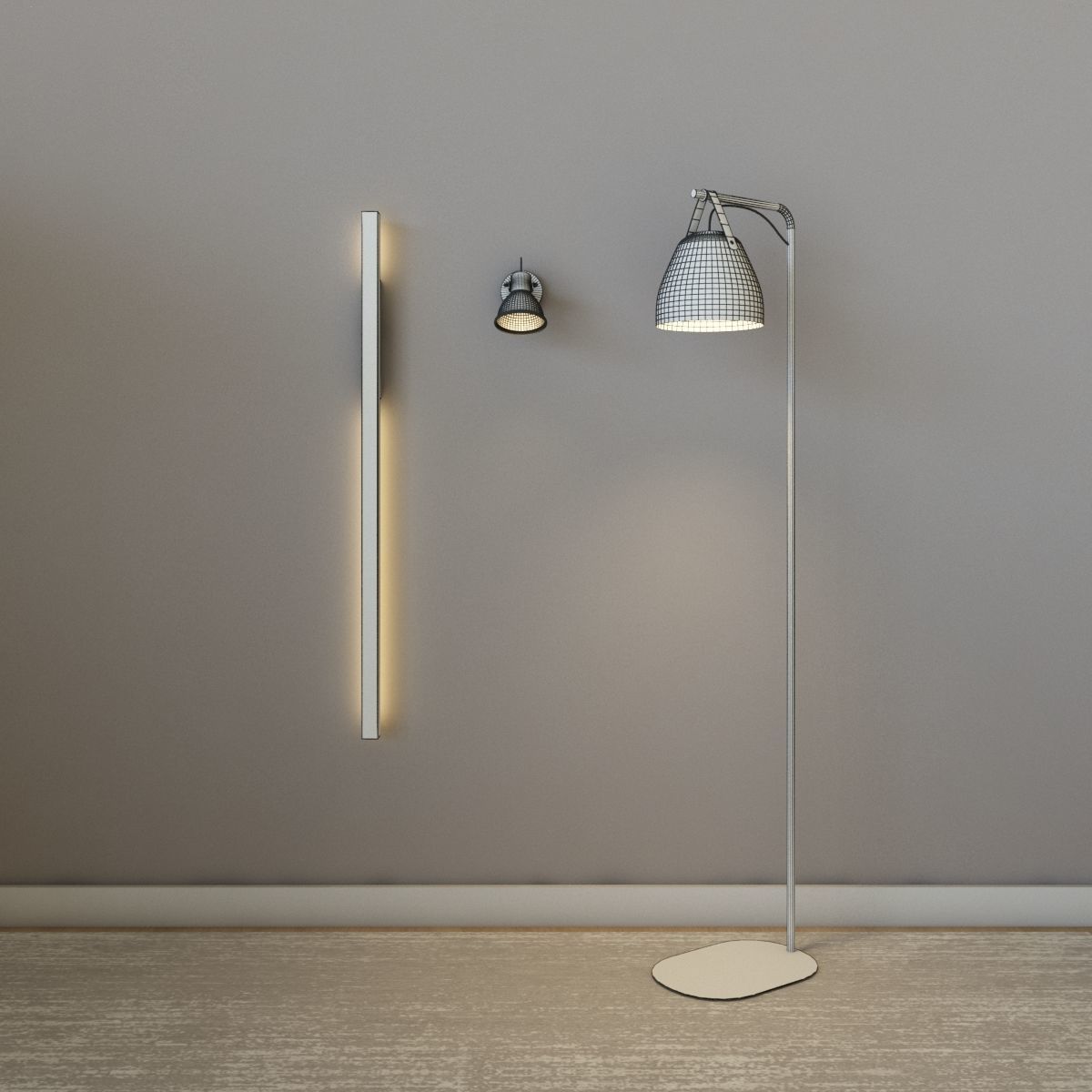 Interior furniture architecture models pack 3D model_2