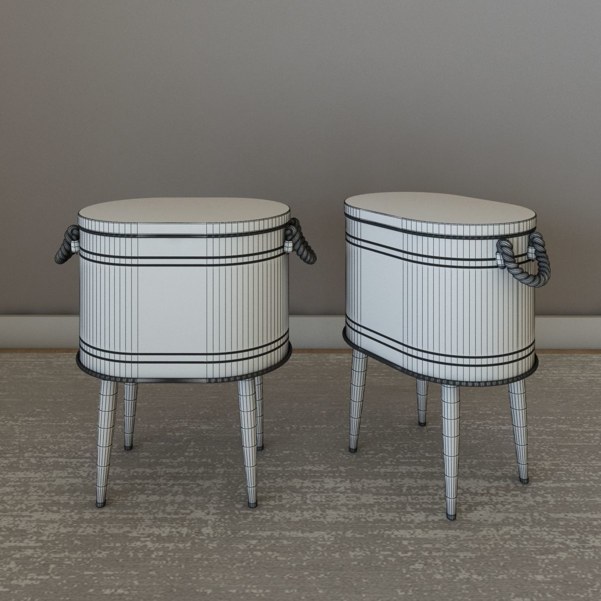 Interior furniture architecture models pack 3D model_8