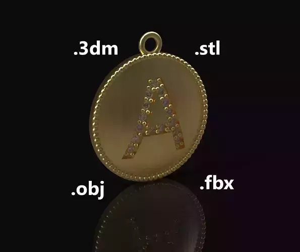 Model 214 Alphabets Necklace  The Letter A Necklace Camber