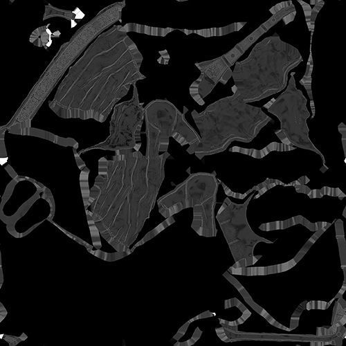 Slavic Warrior - Low-poly model of the character Low-poly 3D model_25