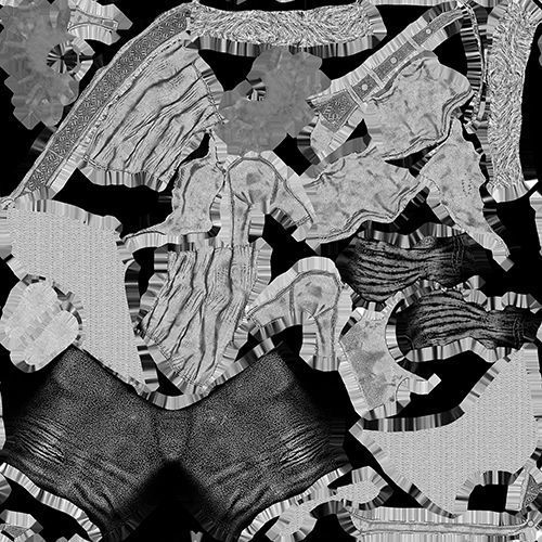 Slavic Warrior - Low-poly model of the character Low-poly 3D model_33