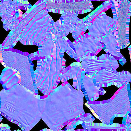 Slavic Warrior - Low-poly model of the character Low-poly 3D model_37