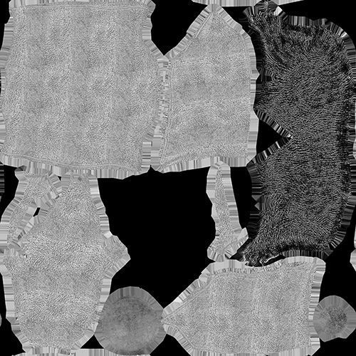 Slavic Warrior - Low-poly model of the character Low-poly 3D model_26