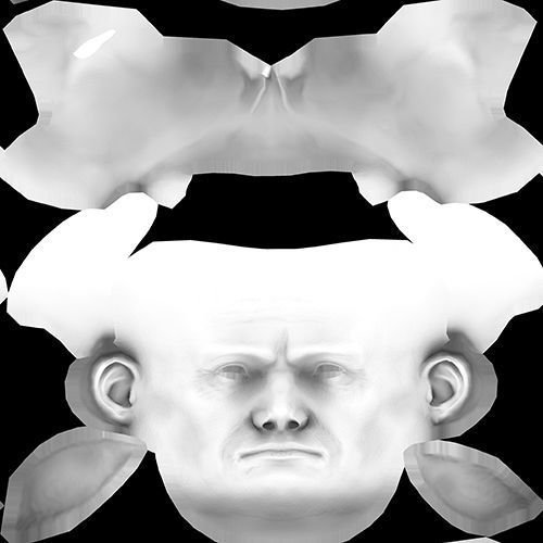 Slavic Warrior - Low-poly model of the character Low-poly 3D model_22